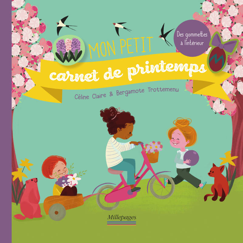 Livres Jeunesse de 6 à 12 ans Documentaires Nature et environnement Mon petit carnet de printemps Céline Claire