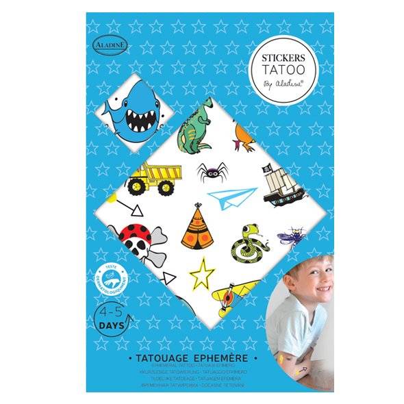 STICKERS TATOO enfant boy Stickers Tatoo