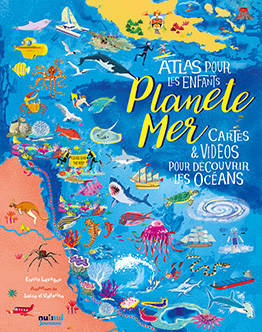 Livres Ados et Jeunes Adultes Les Ados Documentaires Géographie Planète Mer - Atlas pour les enfants Enrico Lavagno