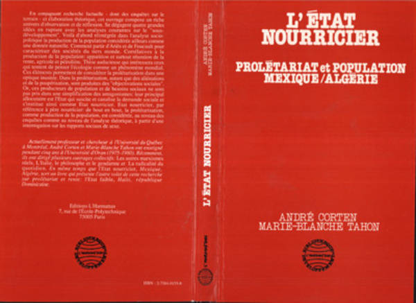 L'Etat nourricier, prolétariat et population Mexique/Algérie, prolétariat et population Mexique-Algérie