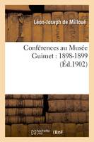 Conférences au Musée Guimet : 1898-1899, 0