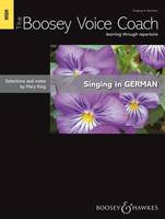 The Boosey Voice Coach, Singing in German. high voice and piano. aiguë.