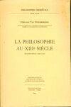 La philosophie au xiiie siecle Van, Steenberghen