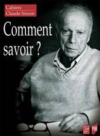 Comment savoir ?