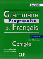 Grammaire progressive du francais avance 2ed corriges + cd