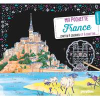 Ma pochette France / cartes à colorier et à gratter