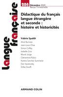 Langue française Nº208 4/2020 Didactique du français langue étrangère et seconde : histoire et histo, Didactique du français langue étrangère et seconde : histoire et historicités