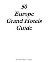50 Europe Grand Hotels Guide