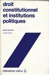 Droit constitutionnel et institutions politiques