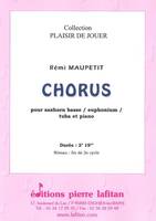 Chorus, Pour saxhorn basse, [ou] euphonium, [ou] tuba et piano