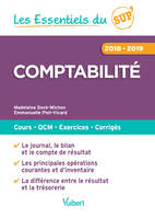 Les Essentiels du Sup : comptabilité 2018-2019, Cours - QCM - Exercices - Corrigés