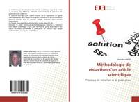 Méthodologie de rédaction d'un article scientifique, Processus de rédaction et de publication