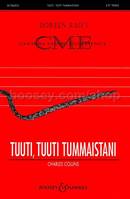 Tuuti Tuuti Tummaistani, 2-part treble voices (SA). Partition de chœur.