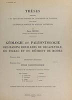 Géologie et paléontologie des bassins houillers de Decazeville, de Figeac et du détroit de Rodez (2). Étude paléontologique