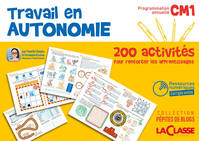 TRAVAIL EN AUTONOMIE CM1 (livre + ressources numériques), Programmation annuelle, 200 activités pour renforcer les apprentissages