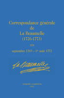 134, Correspondance générale (1726-1773) Tome 17, Septembre 1769 - 1er août 1772