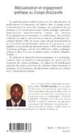 Milicianisation et engagement politique au Congo-Brazzaville