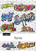 CARNET YANIS PETITSCARREAUX,96P,A5 GRAFFITI