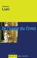 De l'usage du coran