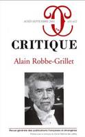 Critique 651-652 Numero spécial Alain Robbe-Grillet, Alain Robbe-Grillet, Alain Robbe-Grillet