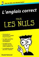 L'Anglais correct Poche Pour les nuls