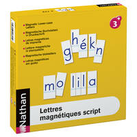 Lettres magnetiques script - 342821