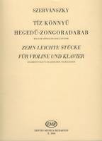 Zehn leichte Stücke Bearbeitungen ungarischer Vo, Bearbeitungen ungarischer Volkslieder