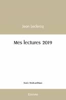 Mes lectures 2019