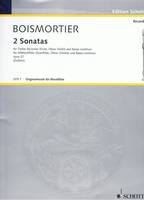Two Sonatas, from op. 27. treble recorder (oboe, violin, flute) and basso continuo. Partition et parties.