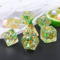 Set de 7 dés - Green Flakes