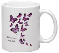 Mug Papillons Été Framboise