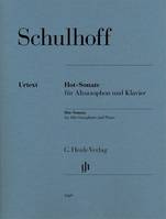 Hot-Sonata for Alto Saxophone and Piano