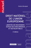 Droit matériel de l'Union européenne, Libertés de mouvement, espace de concurrence et secteur public