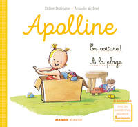 Apolline, En voiture, à la plage