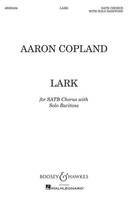 Lark, baritone solo and mixed choir (SATB). Partition de chœur.