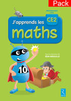 Pack de 10 fichiers J'apprends les maths CE2