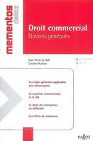 Droit commercial. Notions générales, notions générales