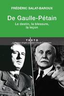 De Gaulle-Pétain, Le destin, la blessure, la leçon