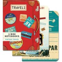 MINI CARNETS VOYAGE VINTAGE 5X5 96P (vendu par 3)