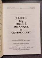 Bulletin de la société botanique du Centre-ouest, Tome 11 - 1980