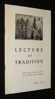Lecture et tradition - Bulletin culturel, artistique et littéraire (n°2, septembre 1966)