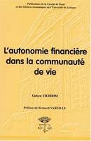 L'autonomie financière dans la communauté de vie