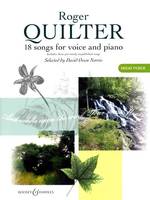 18 Songs for high voice and piano, high voice and piano. aiguë.