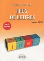 Tests de logique, Jeux de lettres, 100% cérébral