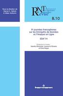 RNTI B.10, Xe journées francophones sur les Entrepôts de Données et l'Analyse en Ligne EDA'14