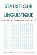 Statistique et linguistique