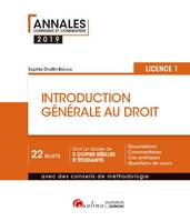 Introduction générale au droit  L1 - 3e éd.