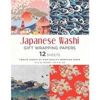 Japanese Washi Gift Wrapping Papers - 12 Sheets /anglais