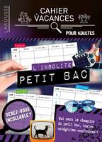 Cahier de vacances (adultes) Petit bac