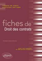 Fiches de Droit des contrats. Rappels de cours et exercices corrigés, rappels de cours et exercices corrigés